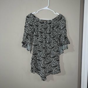 Express size XS off the shoulder romper